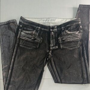 Michael Kors Women's Faded Black Skinny Jeans